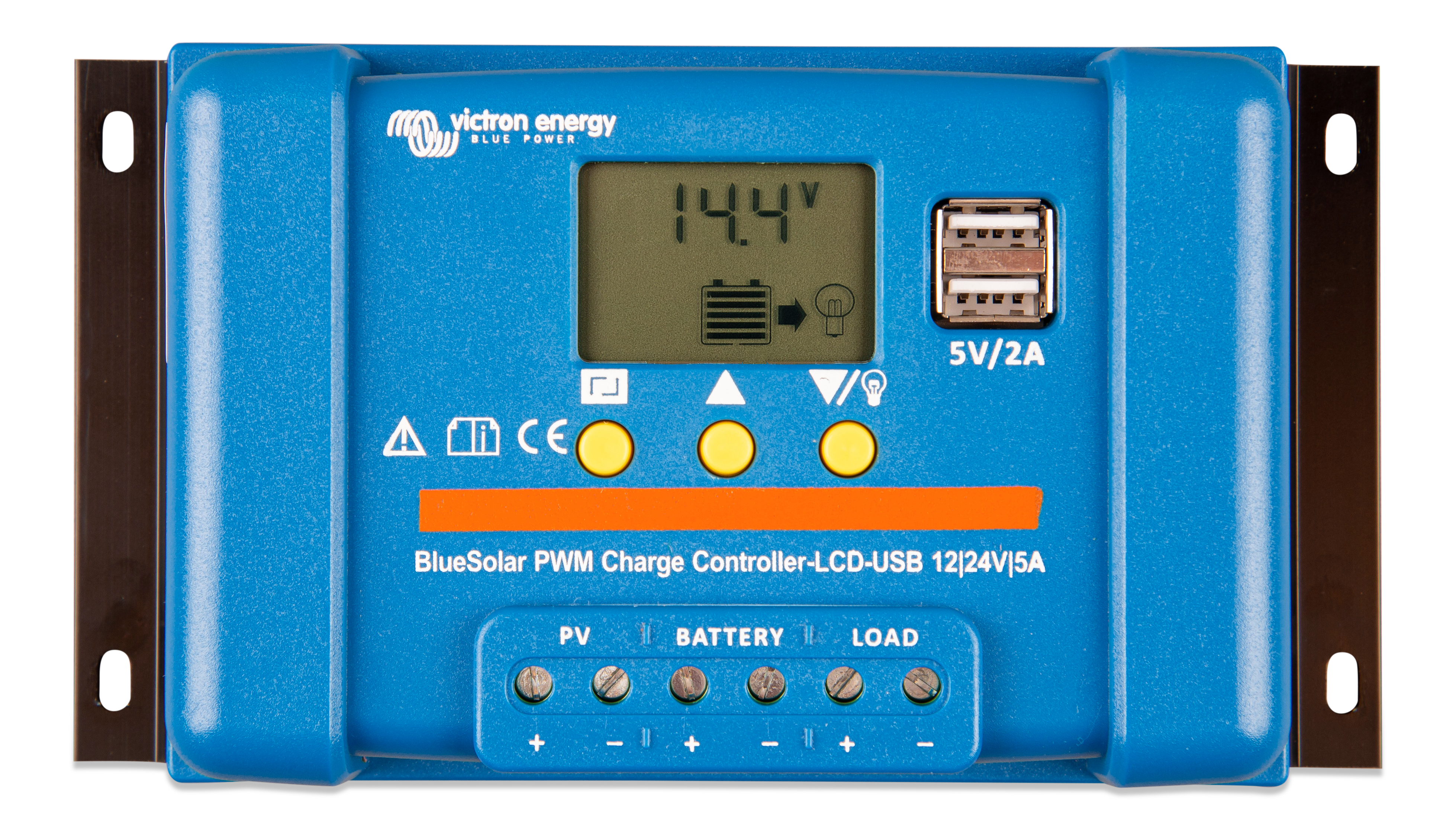 Regolatore di Carica PWM BlueSolar (DUO) LCD e USB - Victron Energy