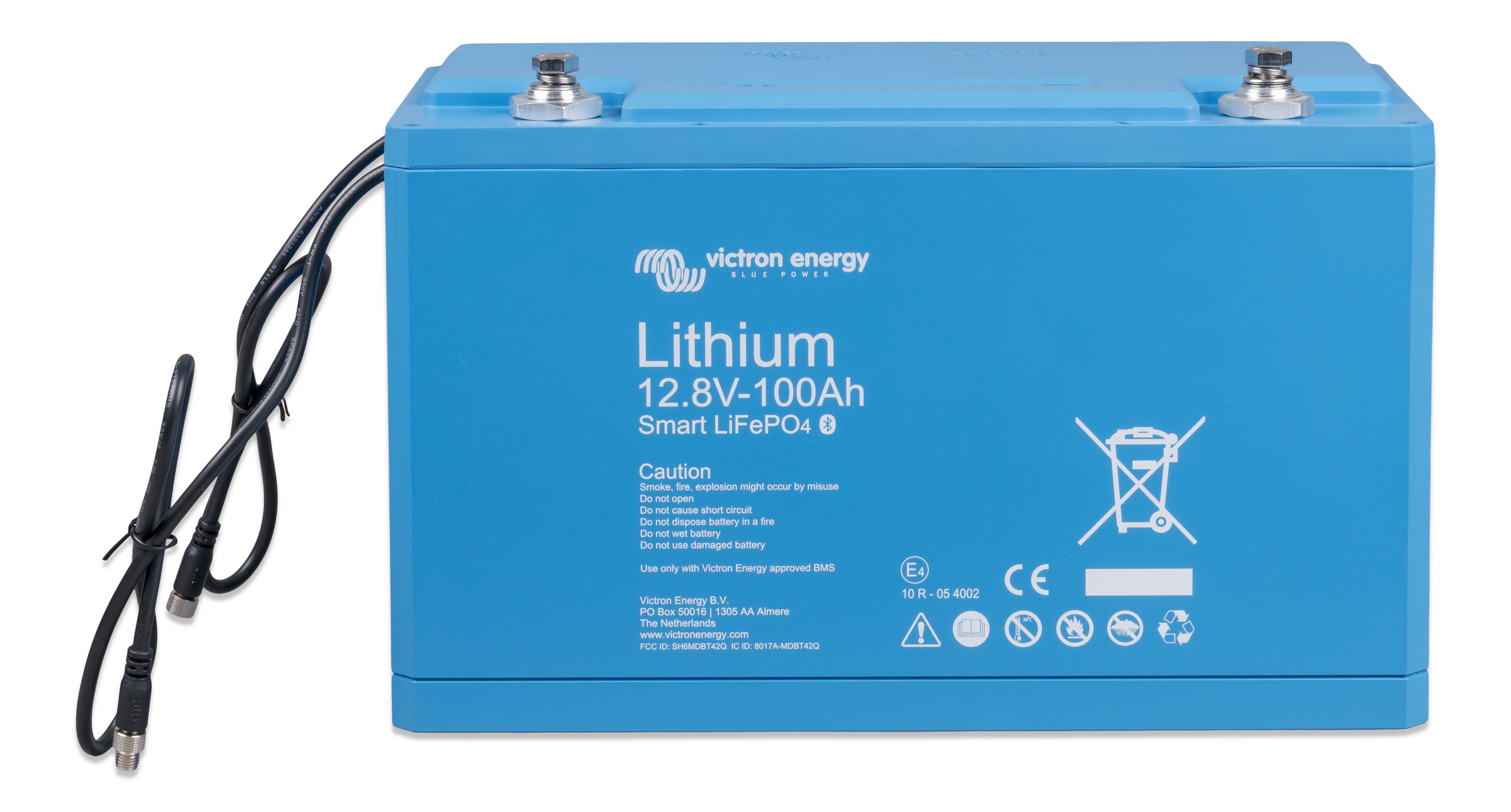 Ecowatt Batteria al Litio LiFePO4 12.8V 100Ah BMS Smart integrato  #N51120017370